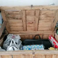 صندوق چوبی|کلکسیون اشیاء عتیقه|بیرجند, |دیوار