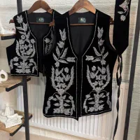 تولید سخمه،وست،جلیقه های تماماکار دست مزونی عمده|لباس|خمین, |دیوار