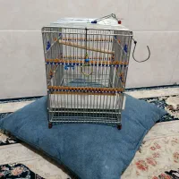 یک عدد قفس دستباف زیر بافت سهره قناری درحد نوتمیز|لوازم جانبی حیوانات|شیراز, کوشک میدان|دیوار