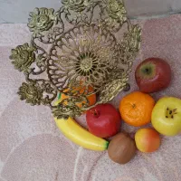 میوه خوری برنجی بامیوه|صنایع دستی و سایر لوازم تزئینی|گلستان (تهران), |دیوار
