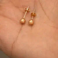 گوشواره گوی طلا نیم گرمی جذاب|جواهرات|آبادان, |دیوار