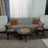 مبل راحتی ۹نفره با میز و روکش