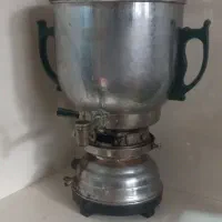 سماورگازی۶لیتری قدیمی جنس برنج سالم سالم