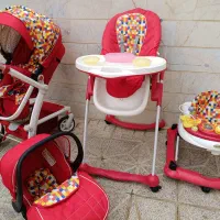 ست کالسکه کریر روروئک صندلی غذا گود بیبی