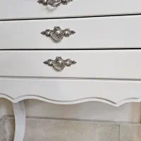 آیینه و شمعدان چوبی سفید|بوفه، ویترین، کنسول|تهران, خرمشهر|دیوار