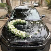 گل آرایی ماشین عروس بابهترین کیفیت‌ وقیمت منصفانه