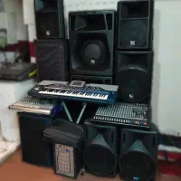 اجاره باند سیستم صوتی دایناکورد rcf ev نورپردازی|سیستم صوتی خانگی|تهران, امام زاده حسن|دیوار