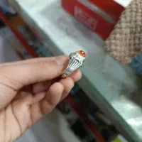 انگشتر عقیق سه پوست