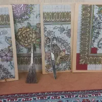 دار قالی همراه با همه چی نقشه و ابزار بافت و...