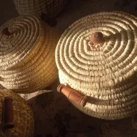 صنایع دستی حصیری جای برنج