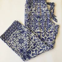 شلوار نخی خانگی زنانه تاناکورا