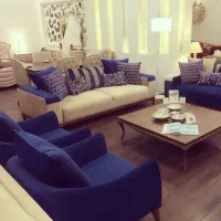 مبلمان ۷ نفره کاملآ سالم و نو برند سالونی|مبلمان خانگی و میز عسلی|تهران, شمس‌آباد|دیوار