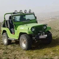 جیپ KM مدل ۱۳۶۸ سبز خاص ،وینچ ۶ تنی ،مدارک کامل