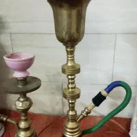 دو عدد قلیان تو پر سنگین برنجی اصل عربی|کلکسیون و سرگرمی|کرج, حصارک پایین|دیوار