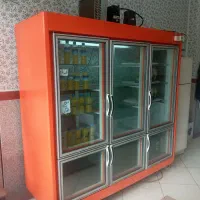 یخچال فروشگاهی ایستاده دو طرف شیشه موتوراصل فرانسه