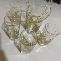 سرویس تزیینی پارچ و لیوان