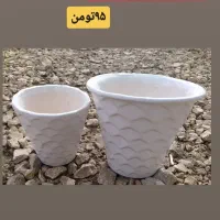 گلدان گلدون سرامیک سرامیکی سفال|گل مصنوعی|بهشهر, |دیوار