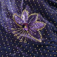 پارچه لباس محلی مخمل کشی