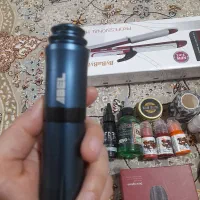 دستگاه تاتو همراه با ترانس  رنگ  و دوتا اتو مو
