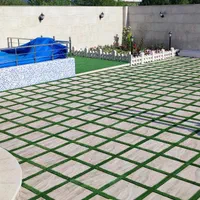 اجرای چمن بین موزاییکی و دیوار TV و باربیکیو|خدمات پیشه و مهارت|گرگان, |دیوار