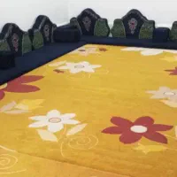 مبل خلیجی ۱۴ متر جنس مخمل