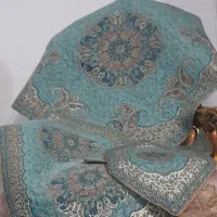 ترمه مناسب شب یلدا و روز مادر|پرده، رانر، رومیزی|قم, شاه سید علی|دیوار