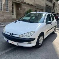 پژو ۲۰۶ تیپ ۲ سفید مدل ۱۳۹۵