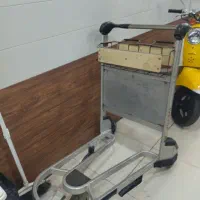 گاری باربری سه چرخ ترمز دار