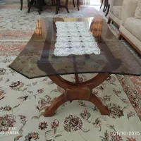 میز جلو مبلی شیشه به ابعاد 120در 70 سانت