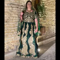 کرایه لباس حنابندان ( لباس هندی مدل سبز پرطاووسی )|لباس|شیراز, شاهچراغ|دیوار