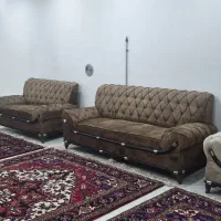 مبلمان7نفره بازسازی شده نوبا پارچه های نانو