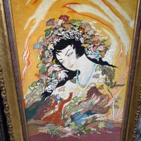 تابلو فرش ۷۰ رج تبریز|تابلو فرش|تهران, باغ فیض|دیوار