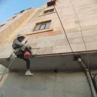 کار در ارتفاع(بدون نیاز به داربست، بالابر|خدمات پیشه و مهارت|کازرون, |دیوار