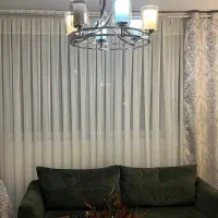 دو عدد کنار پرده ای نو|پرده، رانر، رومیزی|تهران, شهرک آزمایش|دیوار