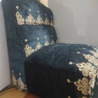 مبل کودک دست ساز سرمه ای طلاکوب