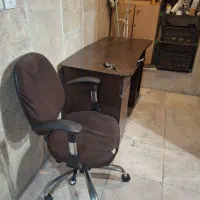 میز تحریر همراه صندلی کامپیوتر|میز تحریر و کامپیوتر|کرج, شهرک آسمان|دیوار