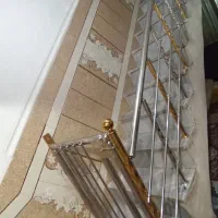 نصب نرده استیل حفاظ راه پله