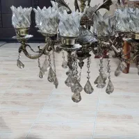 دو عدد لوستر آویز برنجی|لوستر و چراغ آویز|بندر ماهشهر, |دیوار