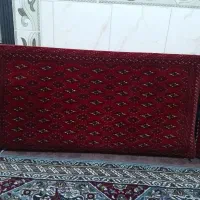 پشتی ترکمن درز حد نو یه قالیچه از پشم شتر|پشتی|گالیکش, |دیوار