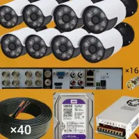 پک کامل دوربین مدار بسته مناسب اماکن ..با تجربیات