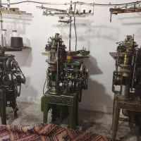 دستگاه جوراب بافی و چرخ زیگزاگ و پس دوزی