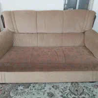 کاناپه ۳نفره چوب بدنه راش وپارچه تمام ترک