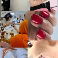 تخفیفات بزرگ رنگ مو کراتین فشیال آموزش ناخن مژه