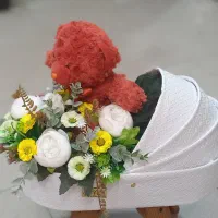 گل نوزادی|گل مصنوعی|کاشان, بهشتی|دیوار