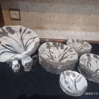 سرویس چینی نقره پلاتینی مارک رویال لوکس سلطنتی