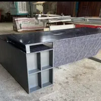 مبلمان اداری .ست چرمی پایه د|دفتر کار|دورود, |دیوار