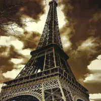 فرش ۴متری با طرح ایفل