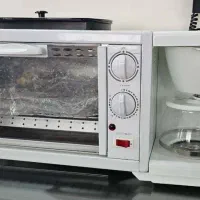 اون توستر سه کاره قهوه جوش و تستر و سرخ کن