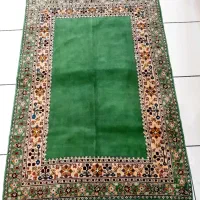سه متری قشقایی سبز پشم دست ریس رنگ طبیعی|فرش|تهران, حر|دیوار