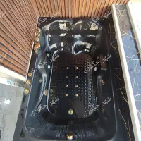 وان جکوزی دونفره سیلور مشکی  شفاف